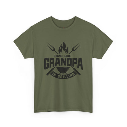 Funny Grilling Grandpa Tee - Heavy Cotton Shirt