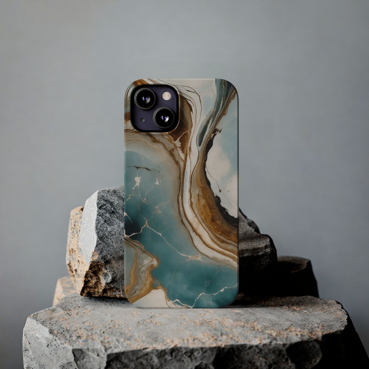 Marble Slim Phone Case, Stylish Protective Cover
