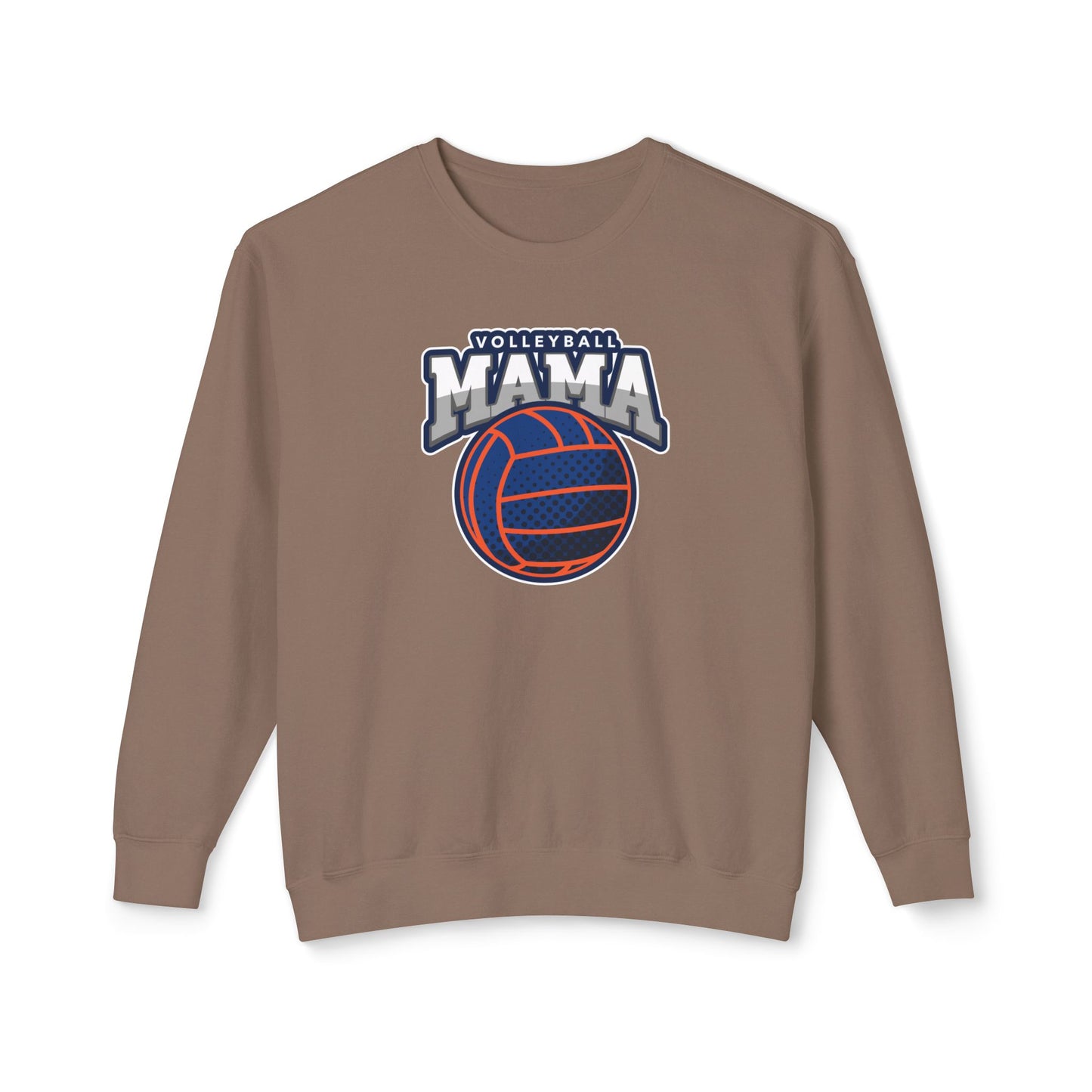 Volleyball Mama Unisex Lightweight Crewneck Sweatshirt