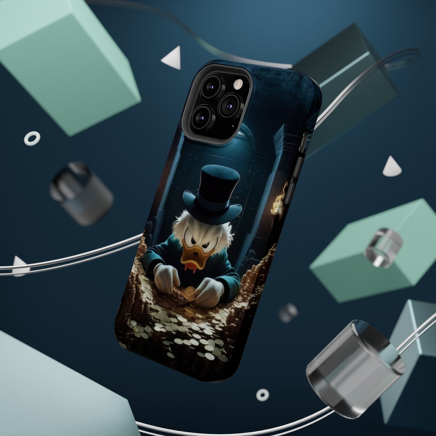 Magnetic Phone Case - Scrooge McDuck Design