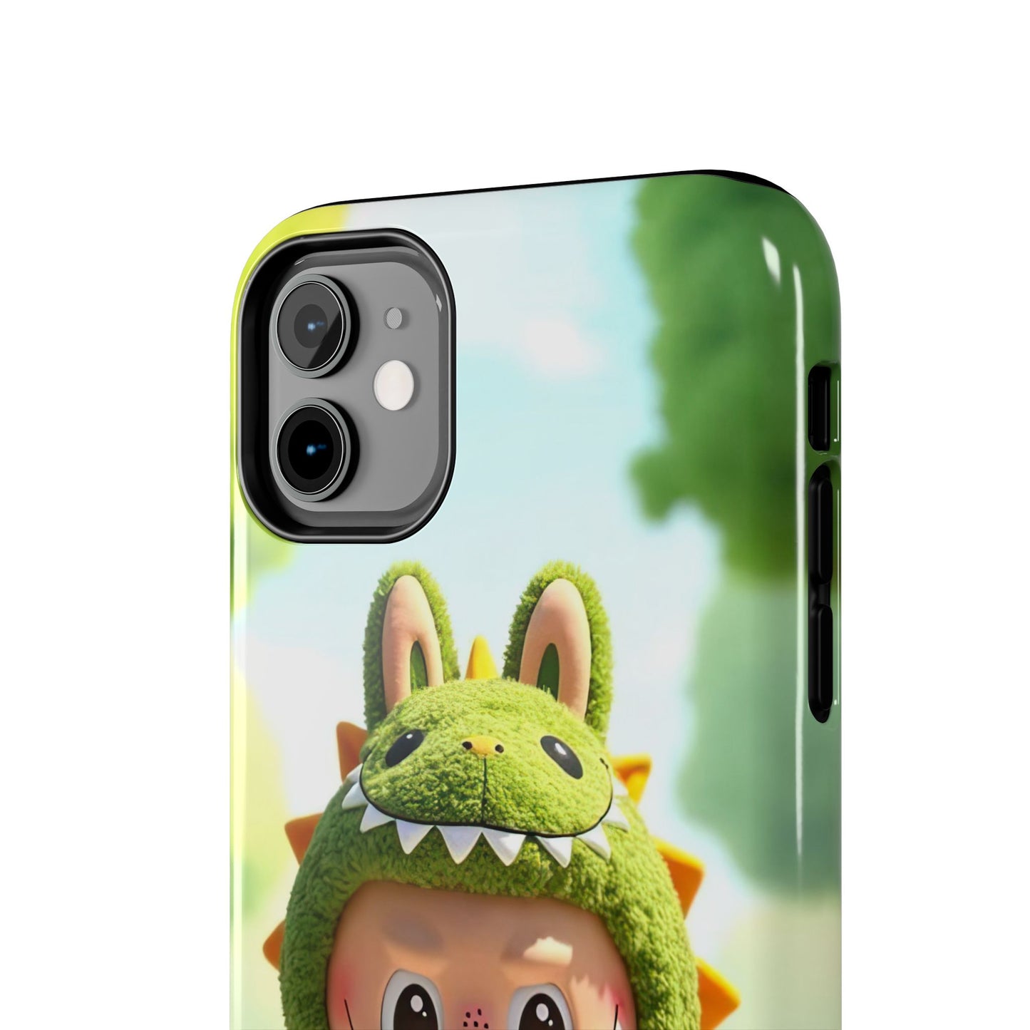The Monsters Tough Case for iPhone Models – Playful Dinosaur Design, Dual Layer Protective Cover, Fun Mobile Accessory