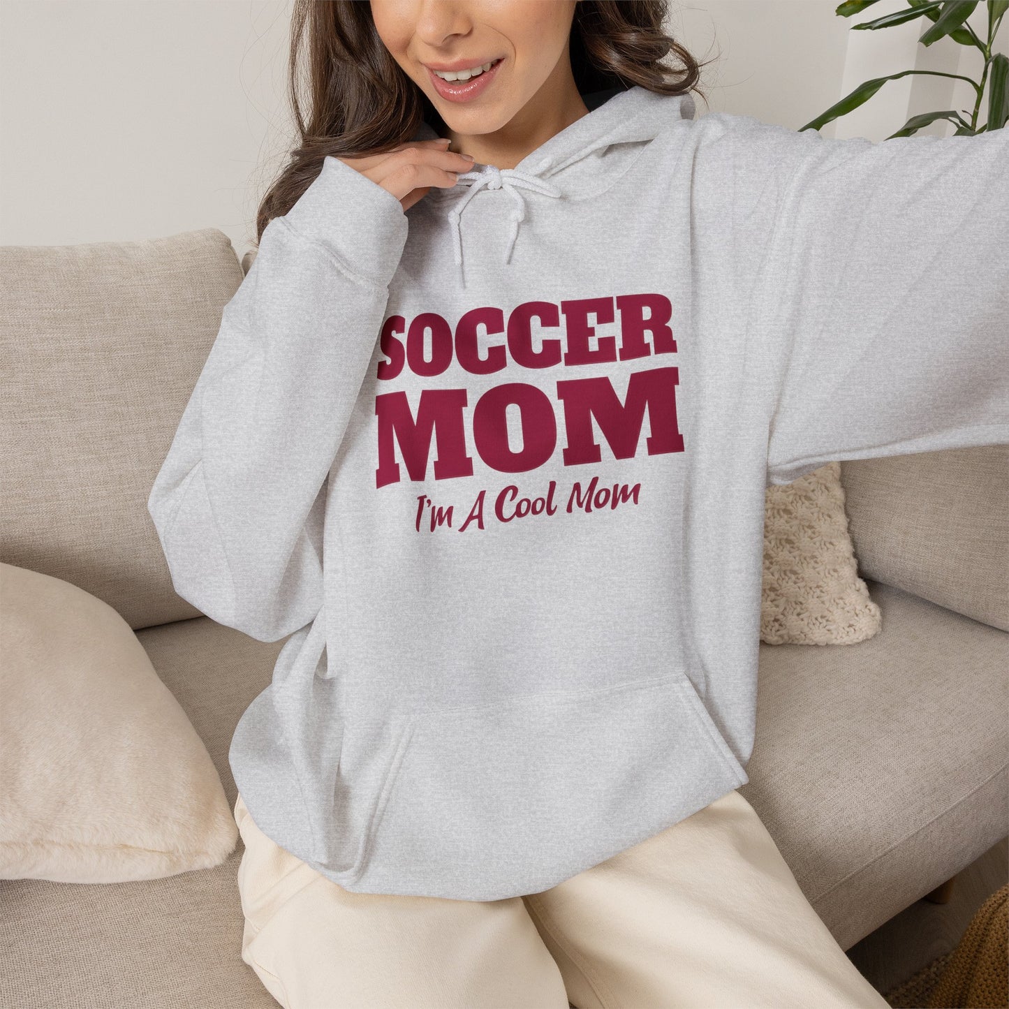 Soccer Mom I'm A Cool Mom Hooded Sweatshirt
