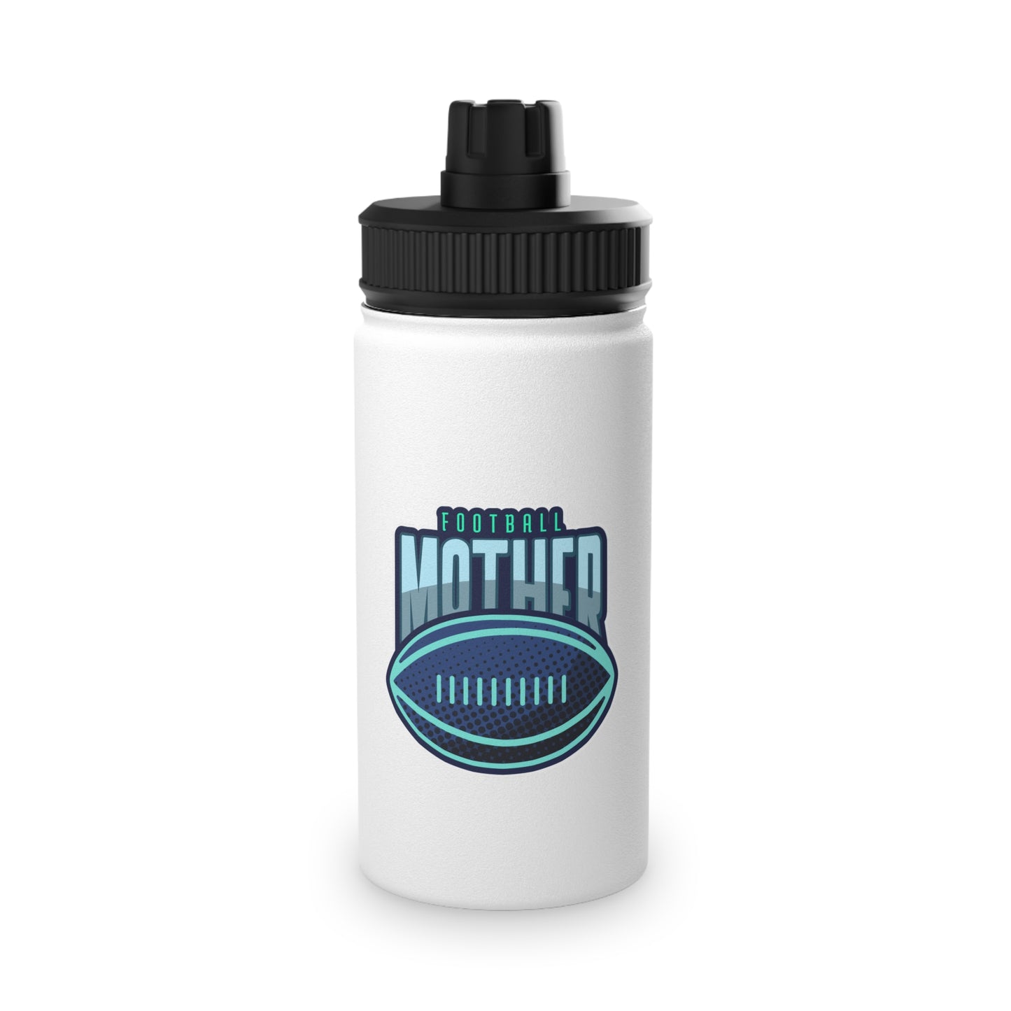 Football Mother Stainless Steel Water Bottle, Sports Lid