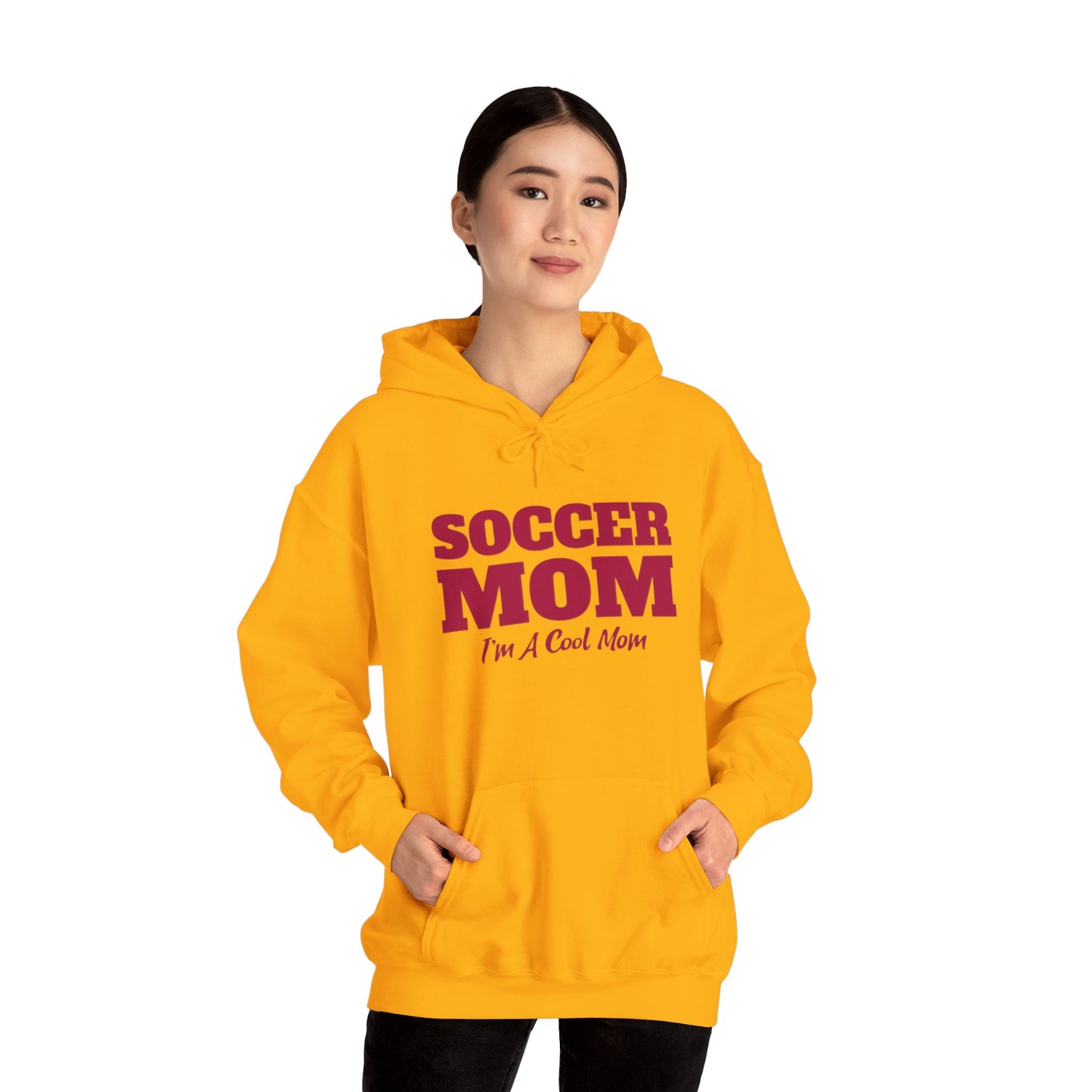 Soccer Mom I'm A Cool Mom Unisex Heavy Blend™ Hooded Sweatshirt