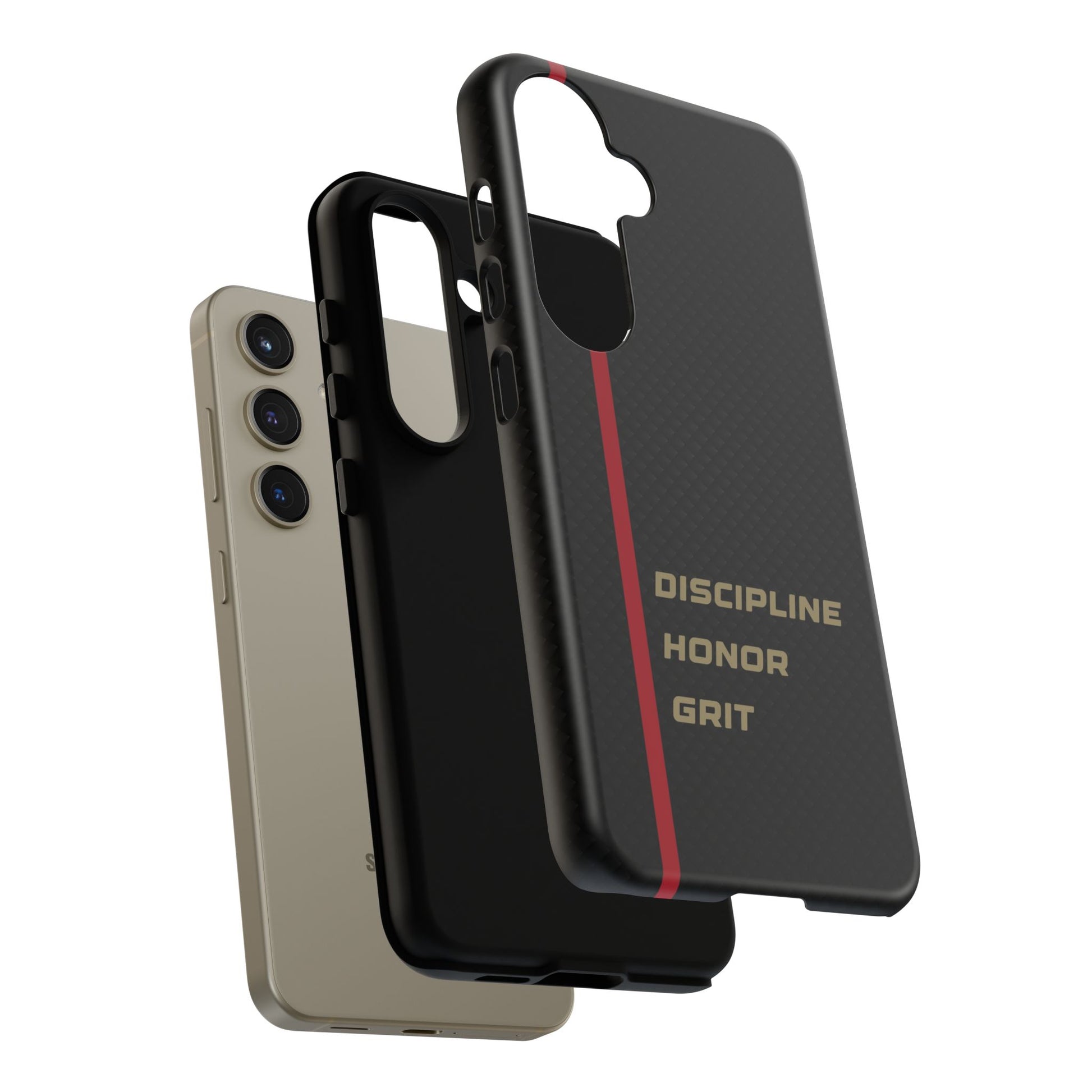 Discipline, Honor, Grit Impact-Resistant Phone Case