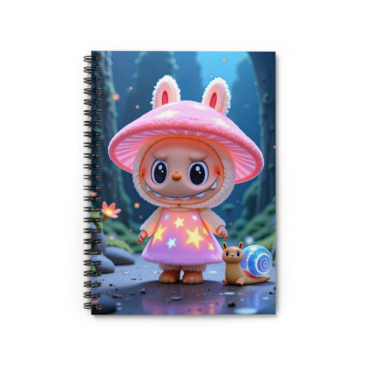 The Monsters Spiral Notebook 6” x 8” – Fairy Tale Design