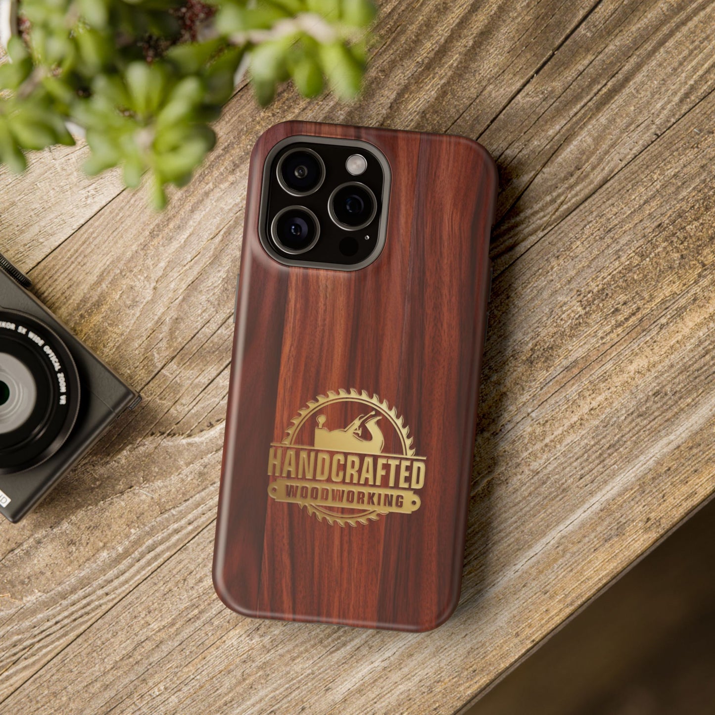 Woodworking Logo Magnetic iPhone Case