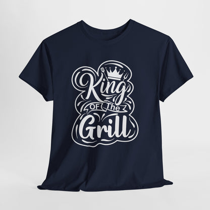 King of the Grill Heavy Cotton Tee - Perfect Gift for BBQ Lovers
