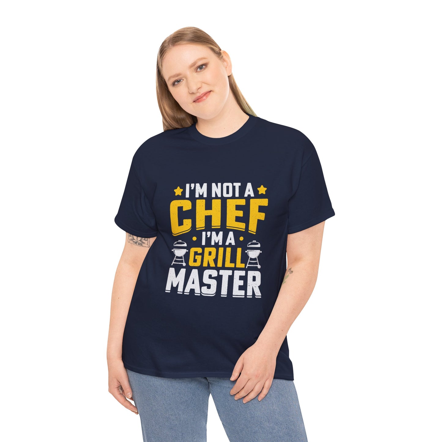 Grill Master Unisex Heavy Cotton Tee - Perfect Gift for BBQ Lovers