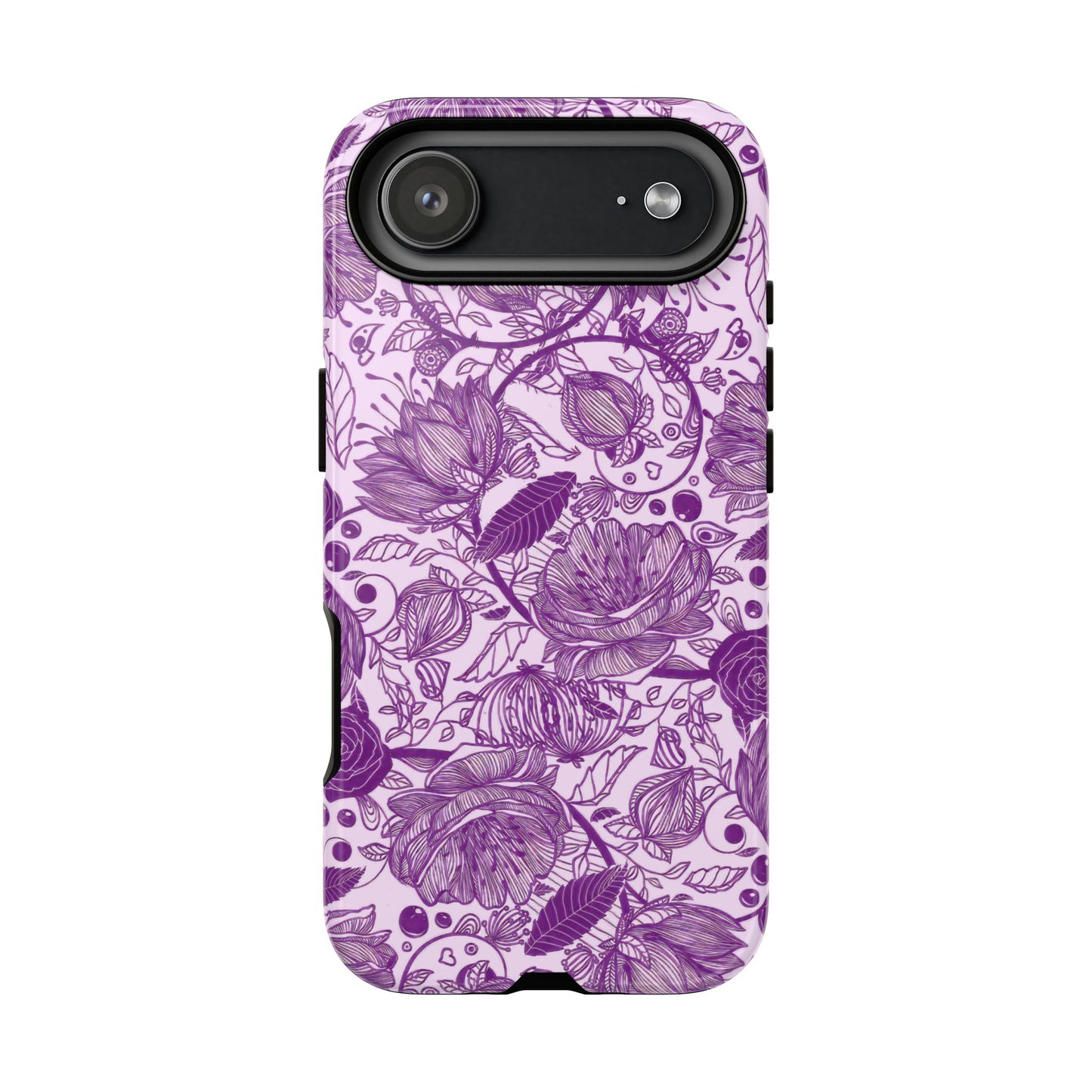 Graphical Garden: Purple Edition iPhone Tough Cases