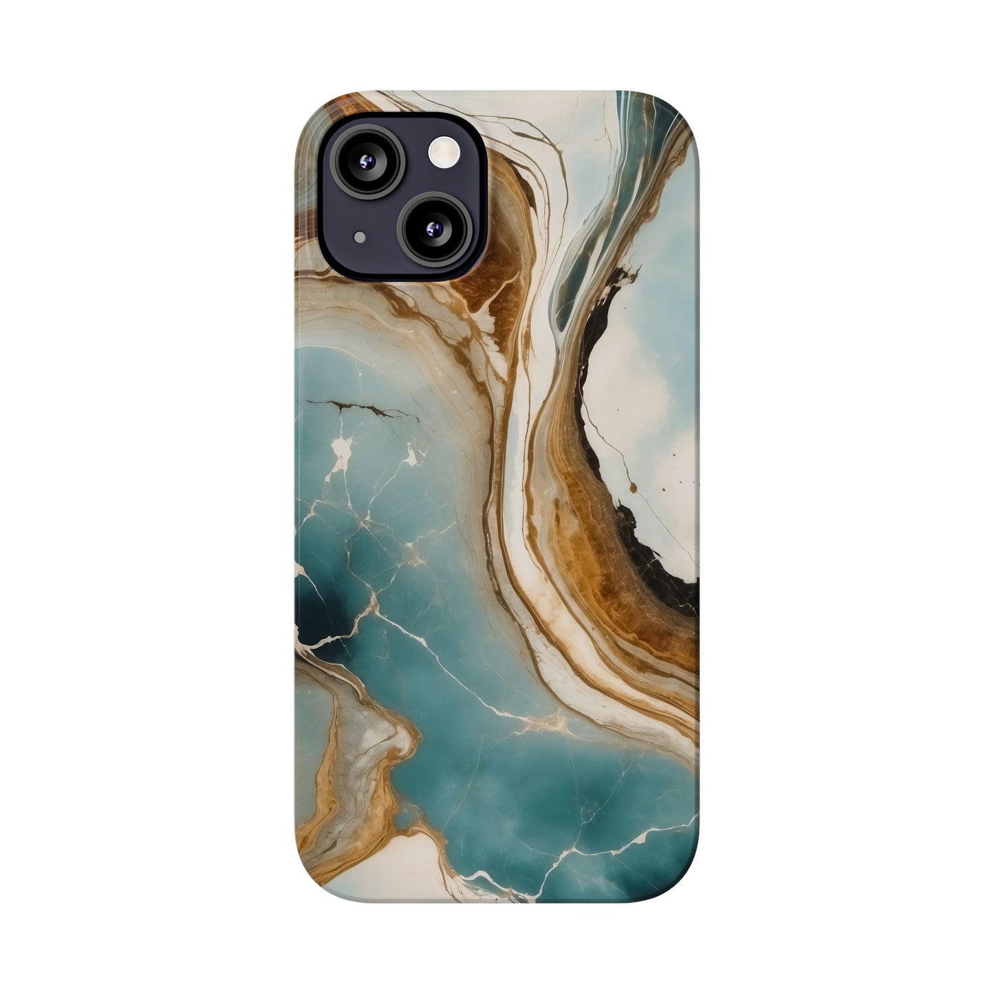Marble Slim Phone Case, Stylish Protective Cover