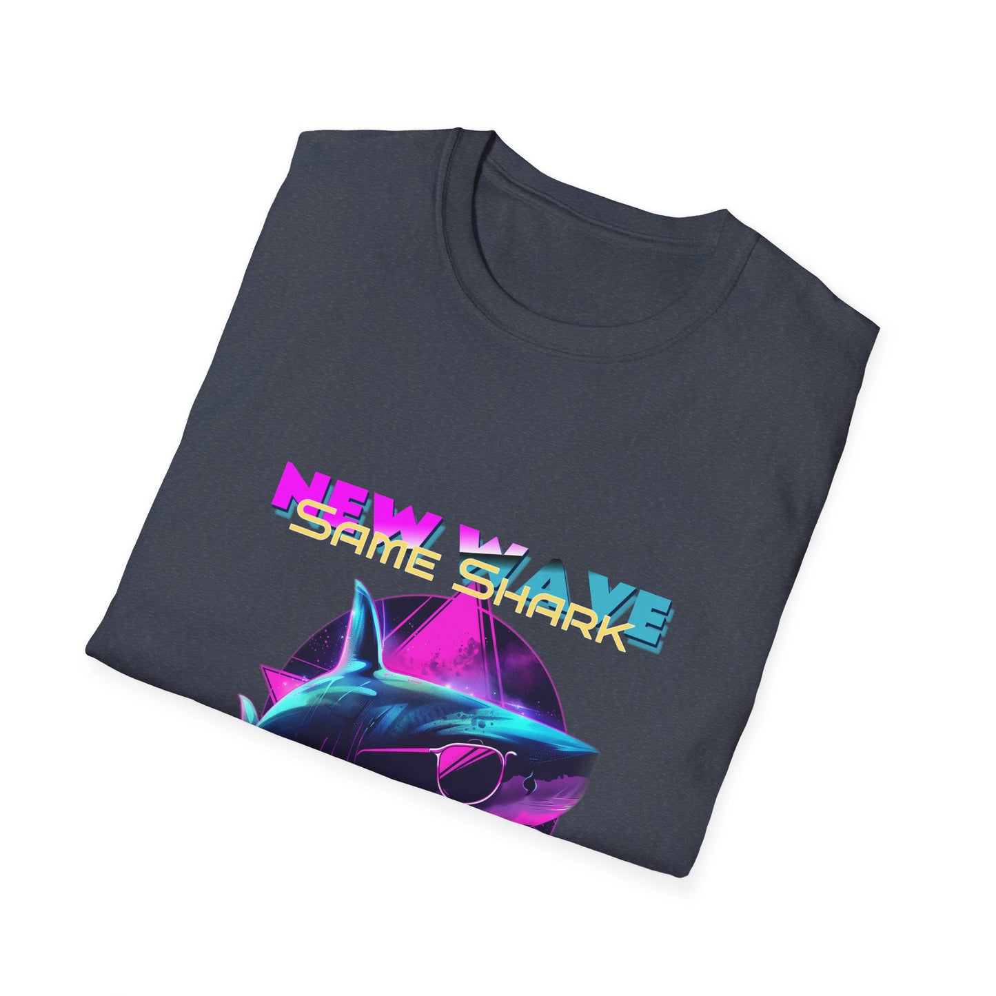 New Wave Same Shark Unisex Softstyle T-Shirt