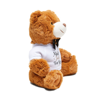 Customizable Teddy Bear Plush with Personalized T‑Shirt