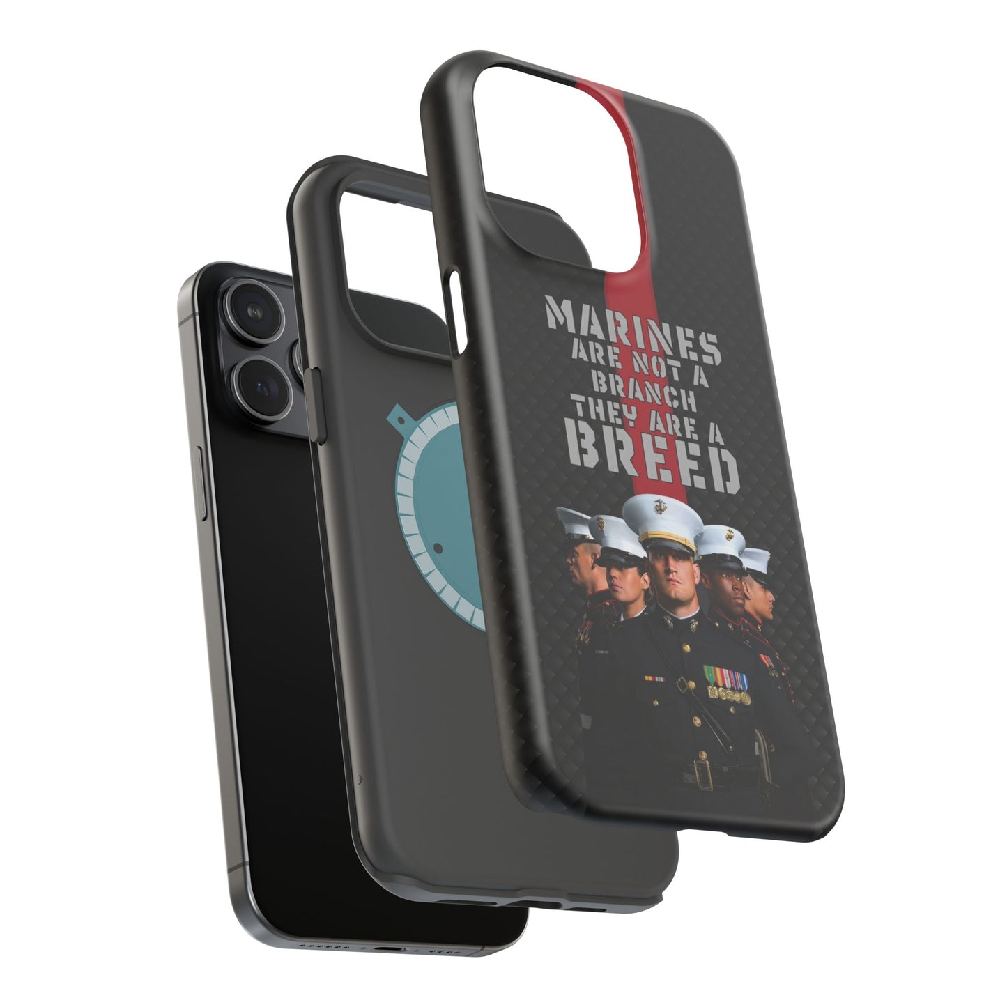 Marines Magnetic Tough Case - "Not a Branch, a Breed" Military iPhone Cover