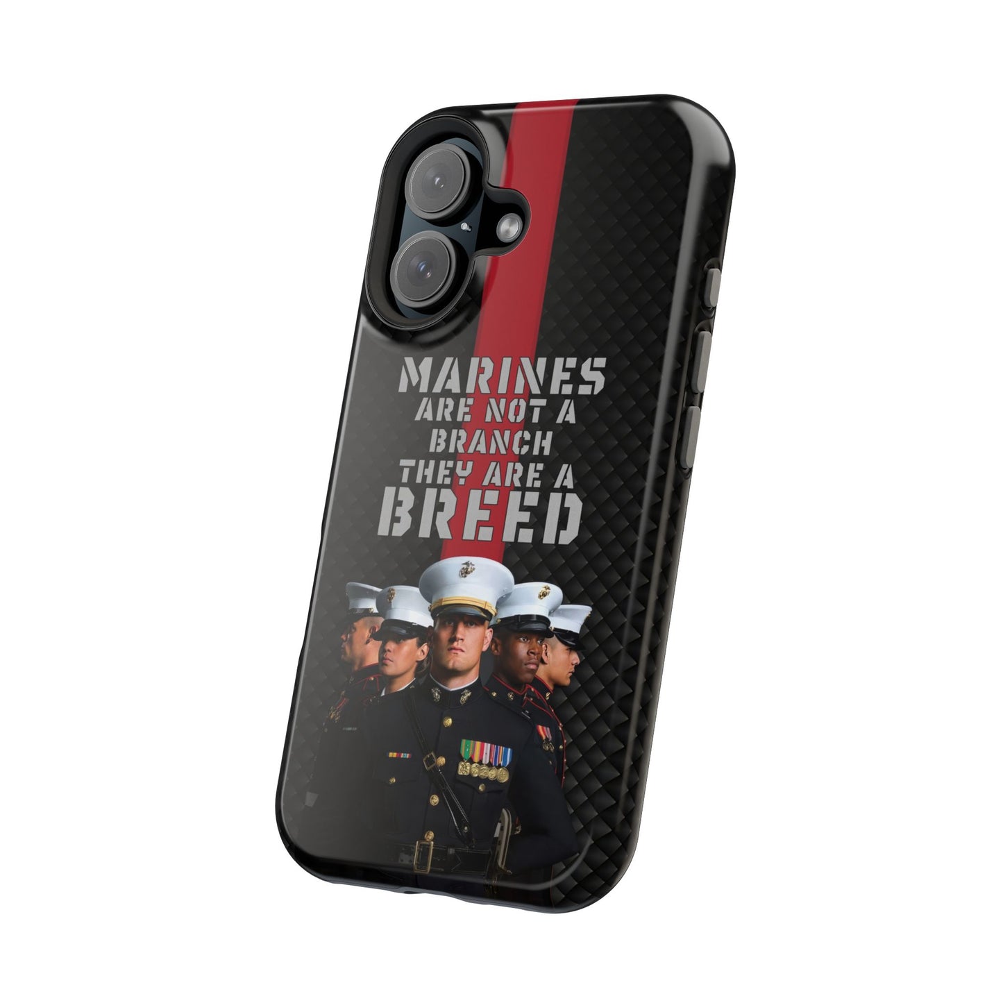 Marines Magnetic Tough Case - "Not a Branch, a Breed" Military iPhone Cover