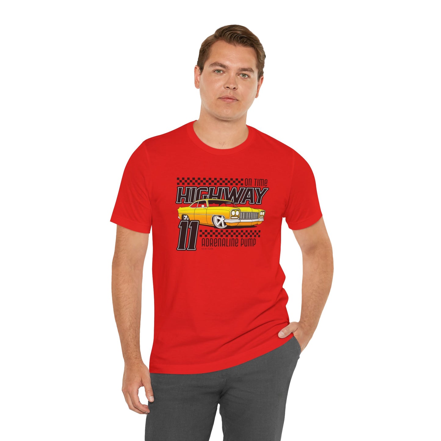 On Time Highway Adrenaline Pump Unisex Jersey Short Sleeve Tee