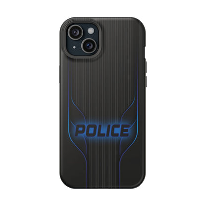 Police Magnetic Phone Cases, Blue Light