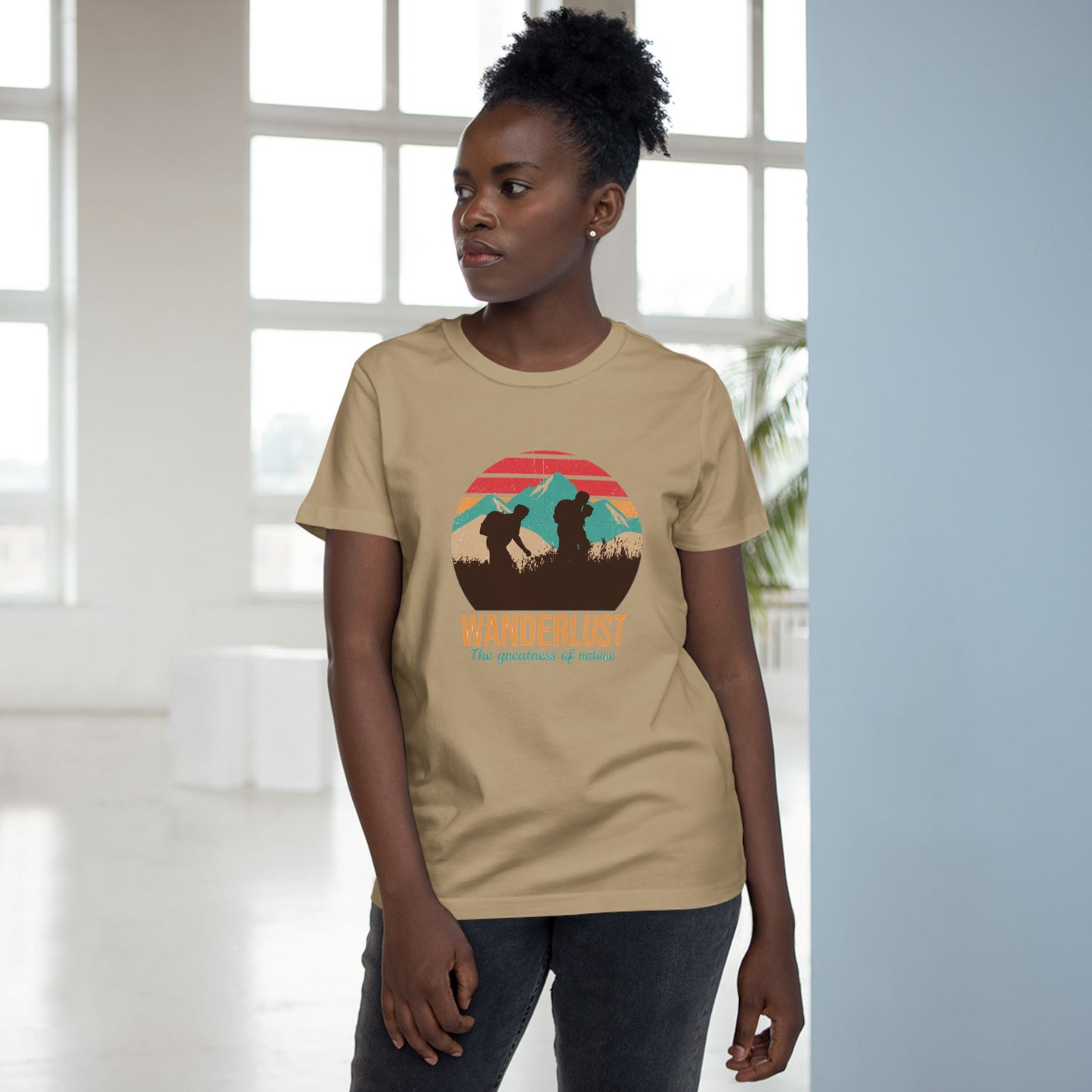 Wanderlust The Greatness Of Nature  Women’s Maple Tee