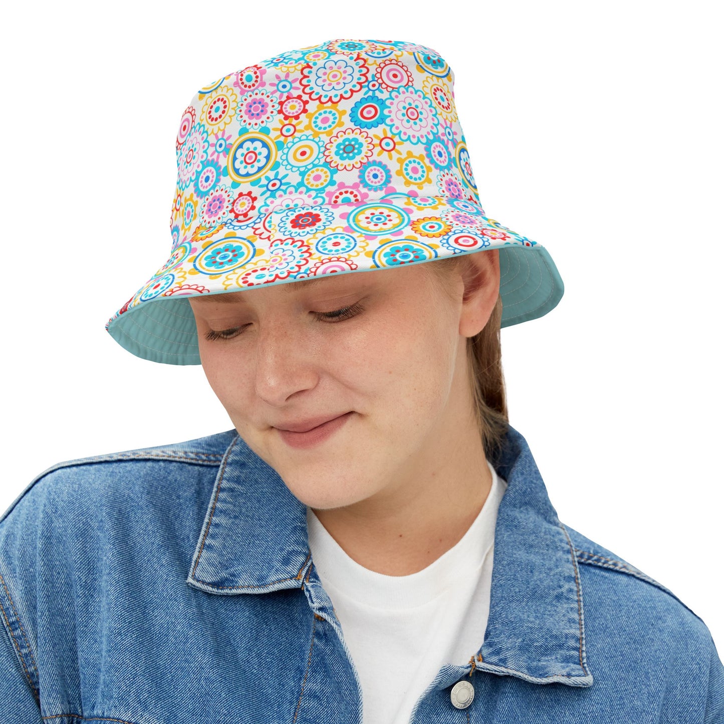 Flower Pop Bucket Hat (AOP)