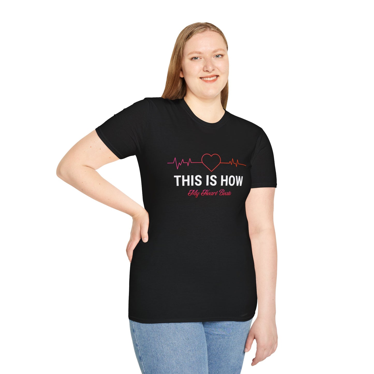 This Is How My Heart Beats Unisex Softstyle T-Shirt