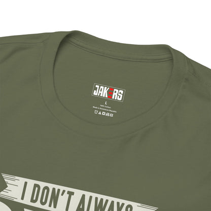 Camping Drinking Unisex Heavy Cotton Tee - Perfect Gift for Outdoor Enthusiasts