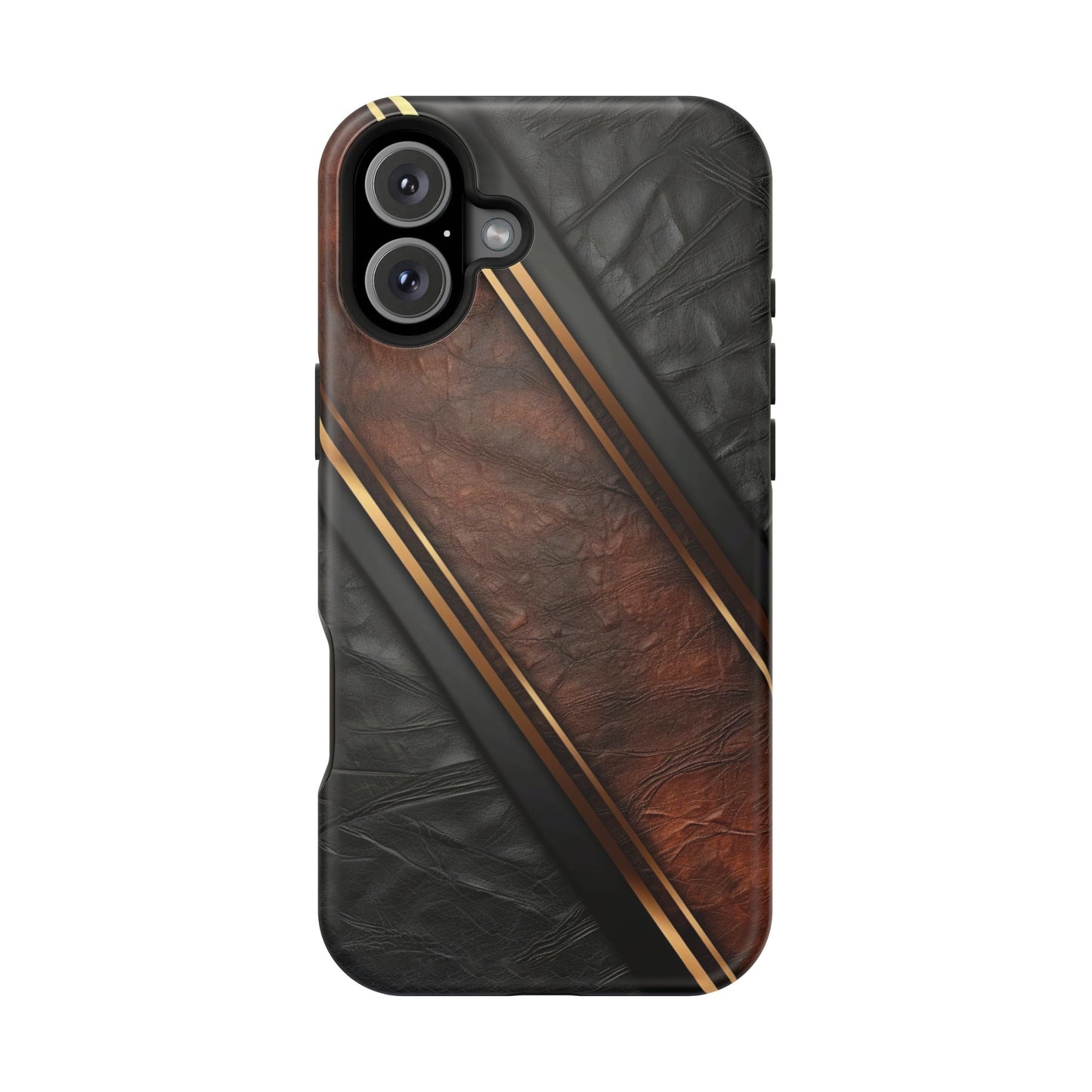 Stylish Leather Texture Magnetic Tough Cases