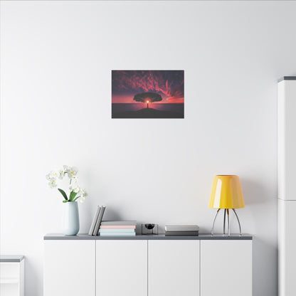 Golden Hour Through the Leaves - Canvas Print