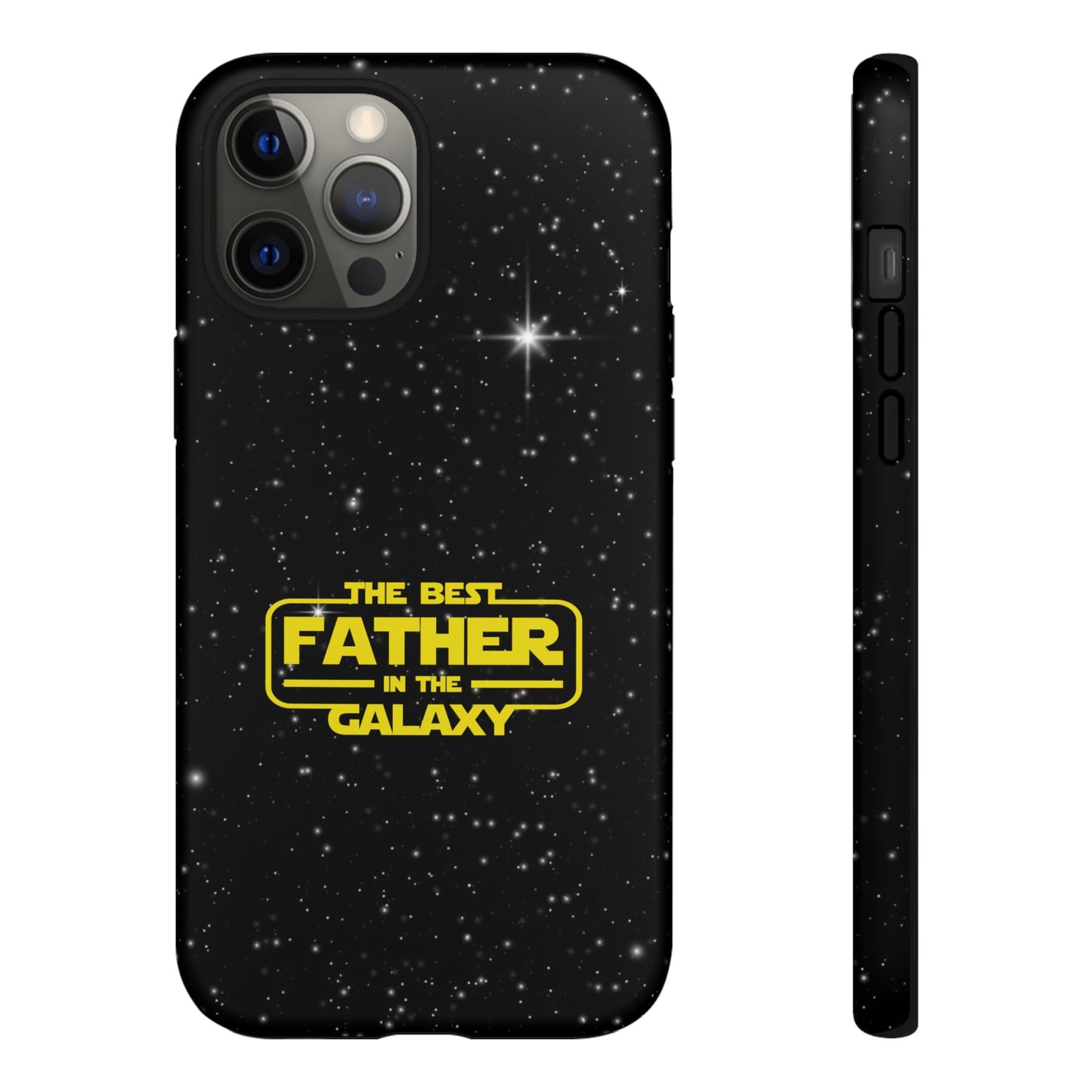 Galaxy-Themed iPhone Tough Case - Perfect Gift for the Best Father