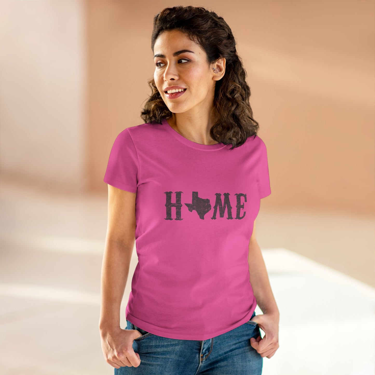 Texas Home Women's Midweight Cotton Tee
