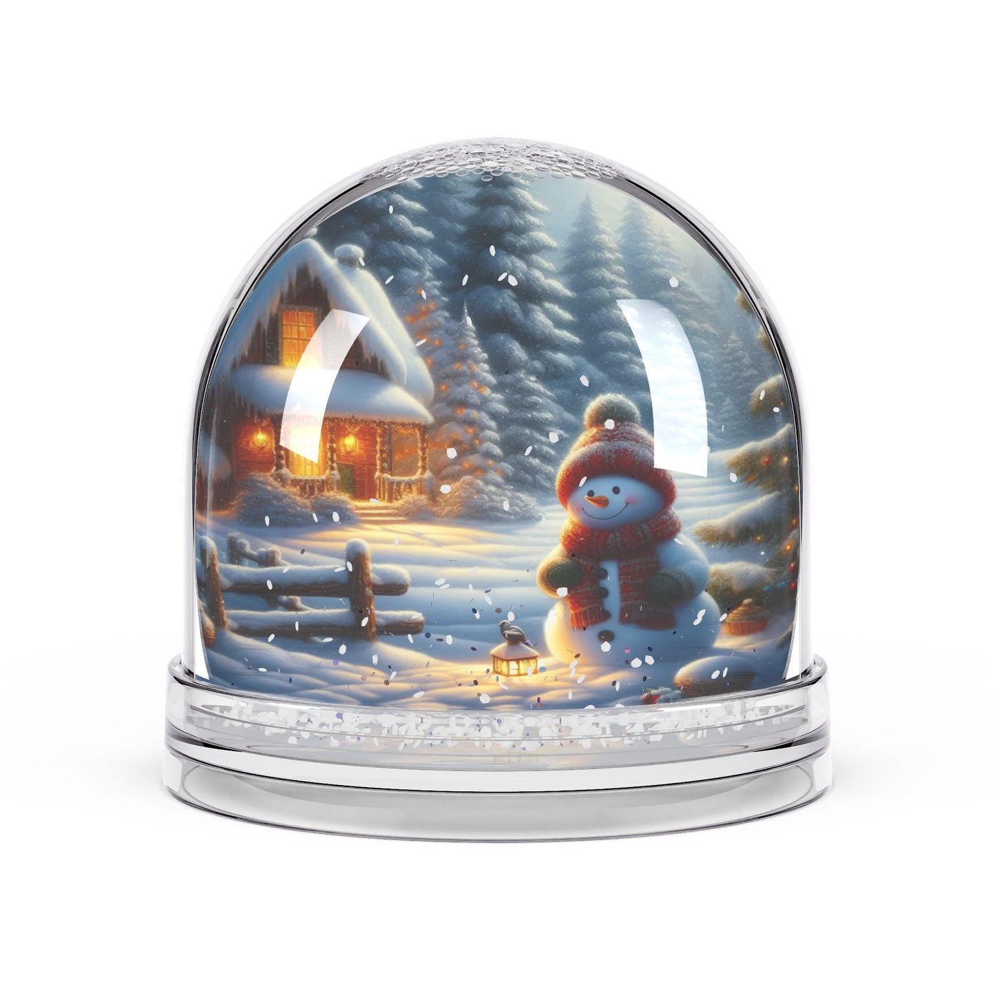 Snowman’s Twilight Magic Christmas Snow Globe