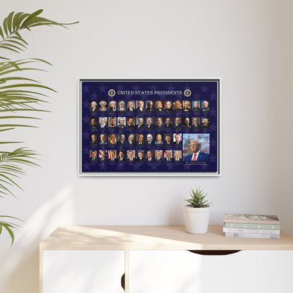 Presidential Portraits Canvas Art Print / Framed