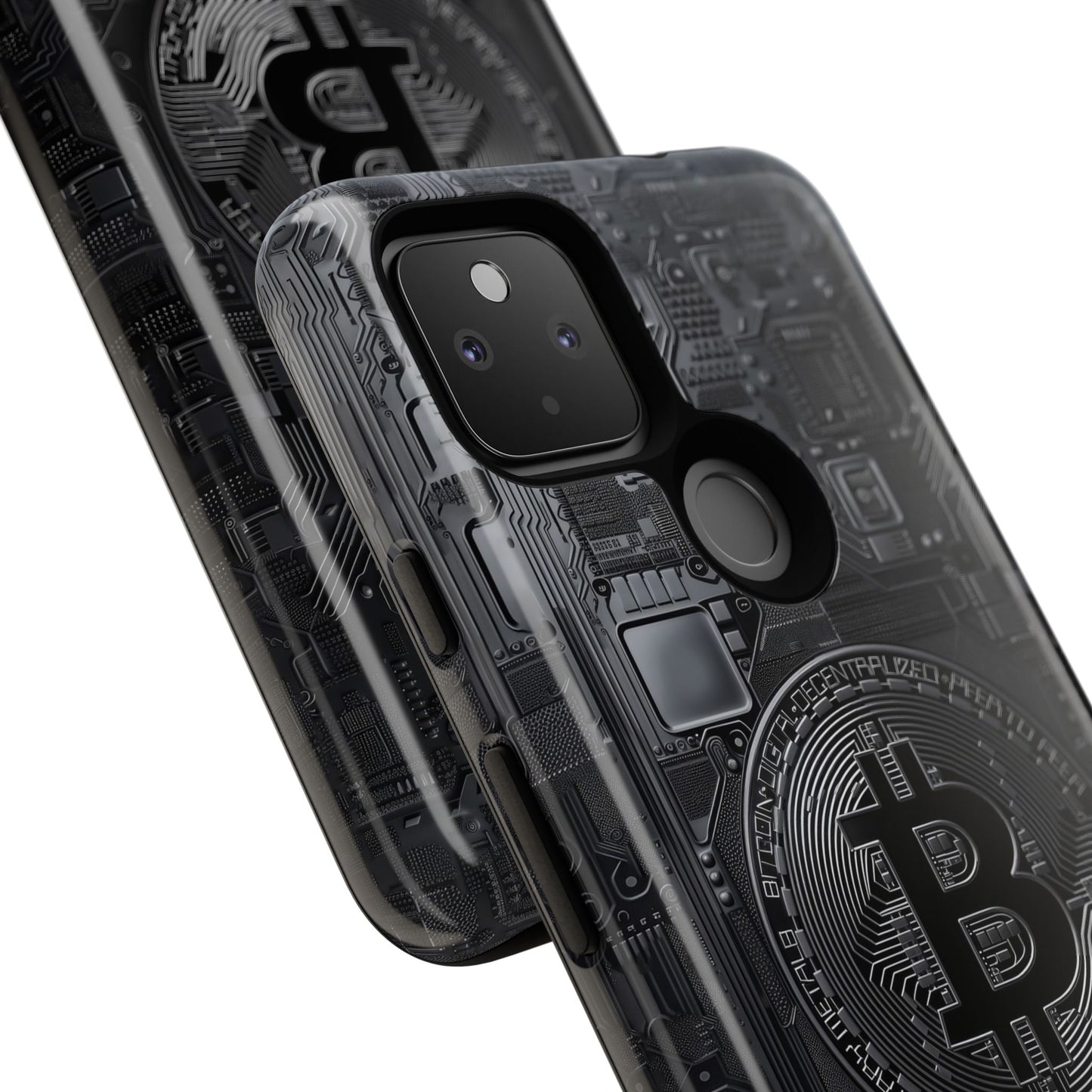 Bitcoin Google Pixel Tough Phone Case, Cryptocurrency Protection Cover