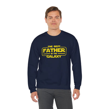 Galaxy-Themed Father's Day Crewneck Sweatshirt