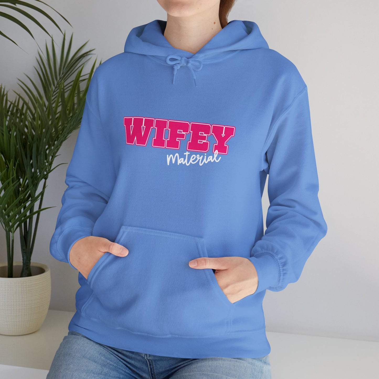 Wifey Material Hooded Sweatshirt