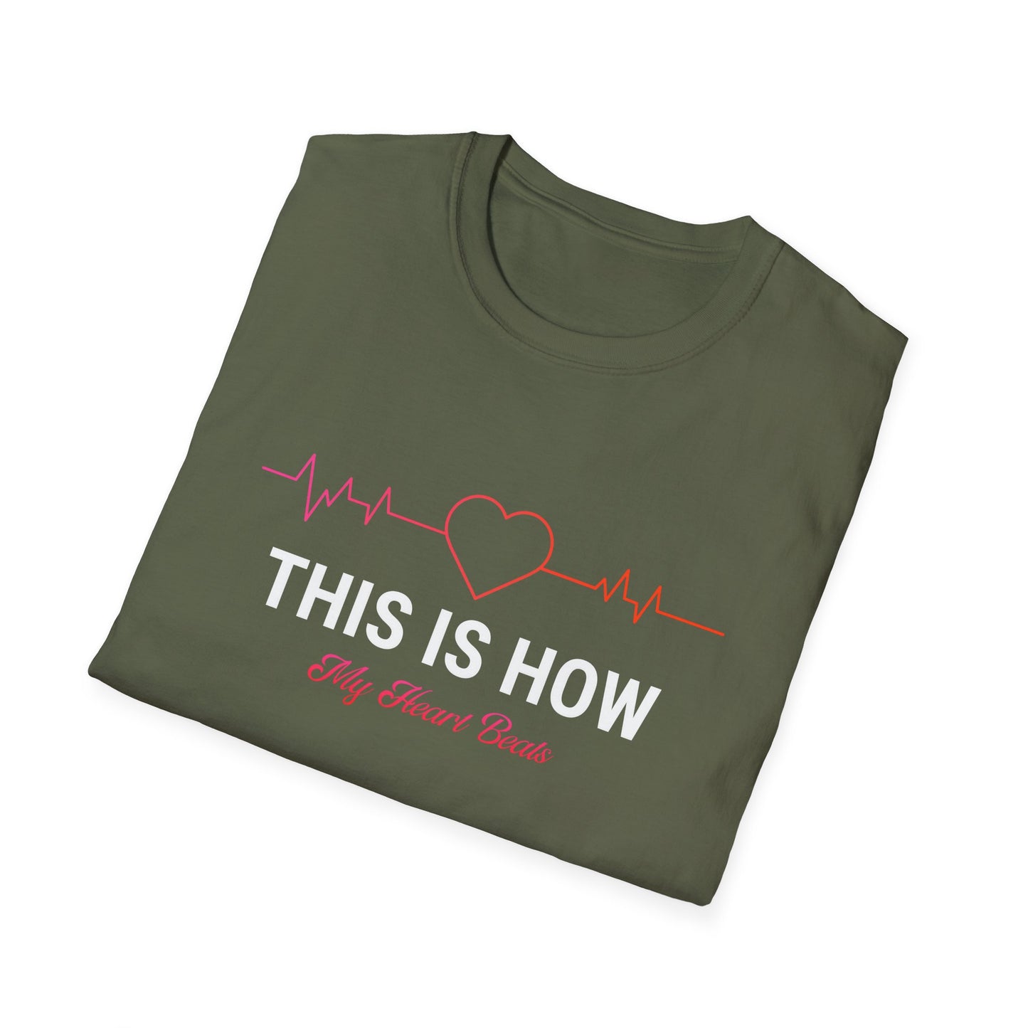 This Is How My Heart Beats Unisex Softstyle T-Shirt