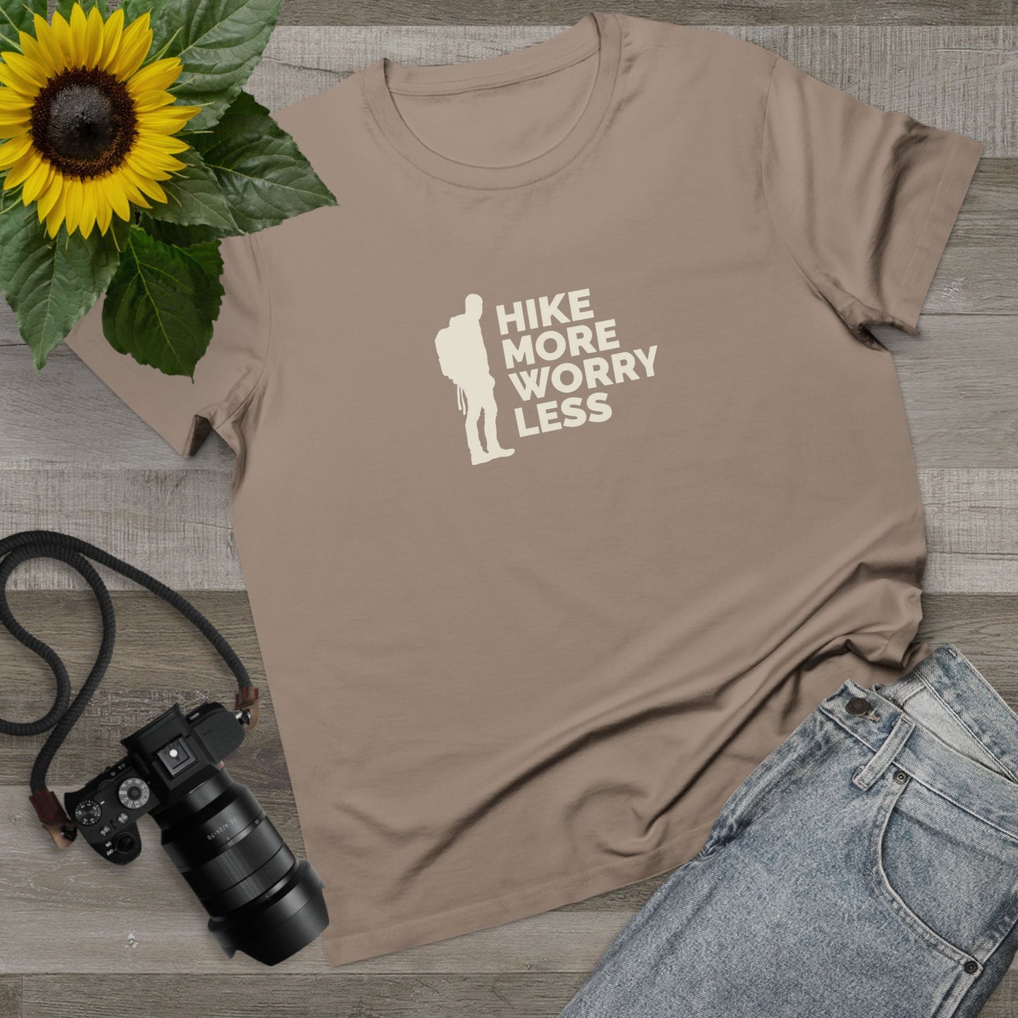 Hike More Worry Less Women’s Maple Tee