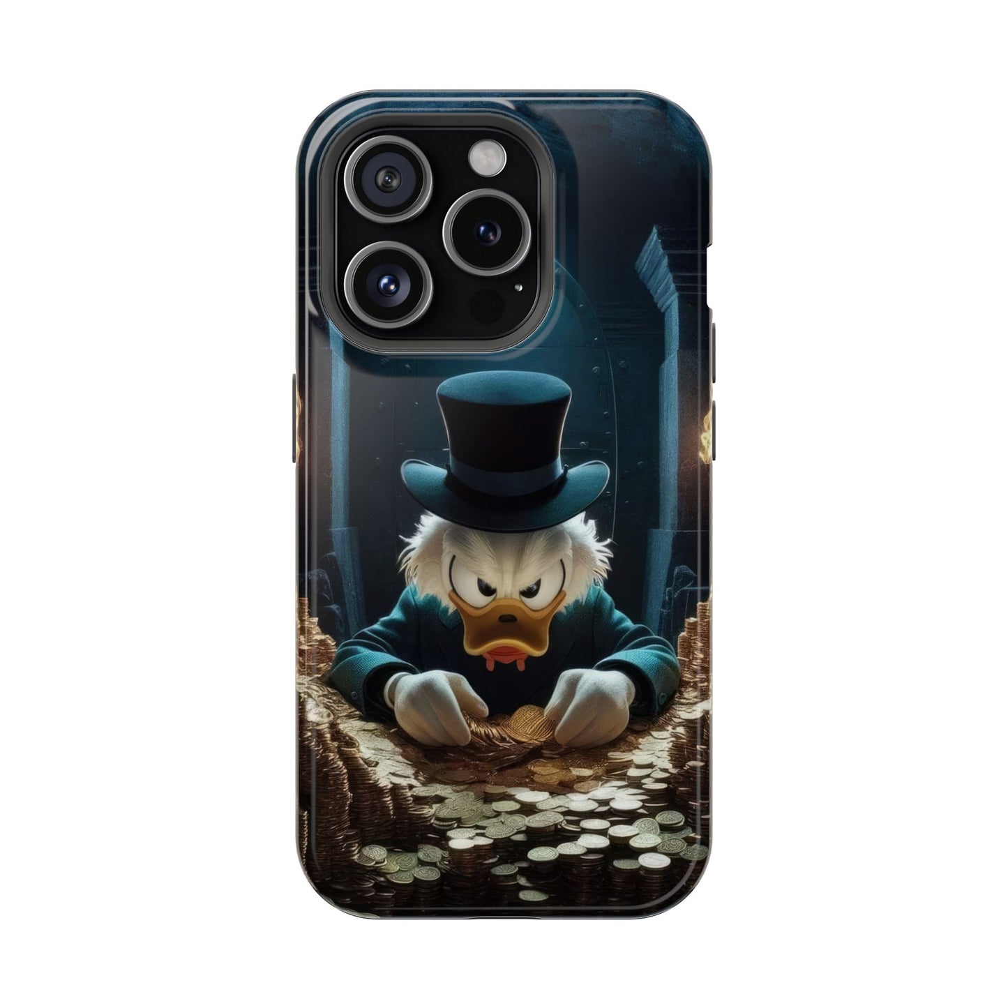 Magnetic Phone Case - Scrooge McDuck Design