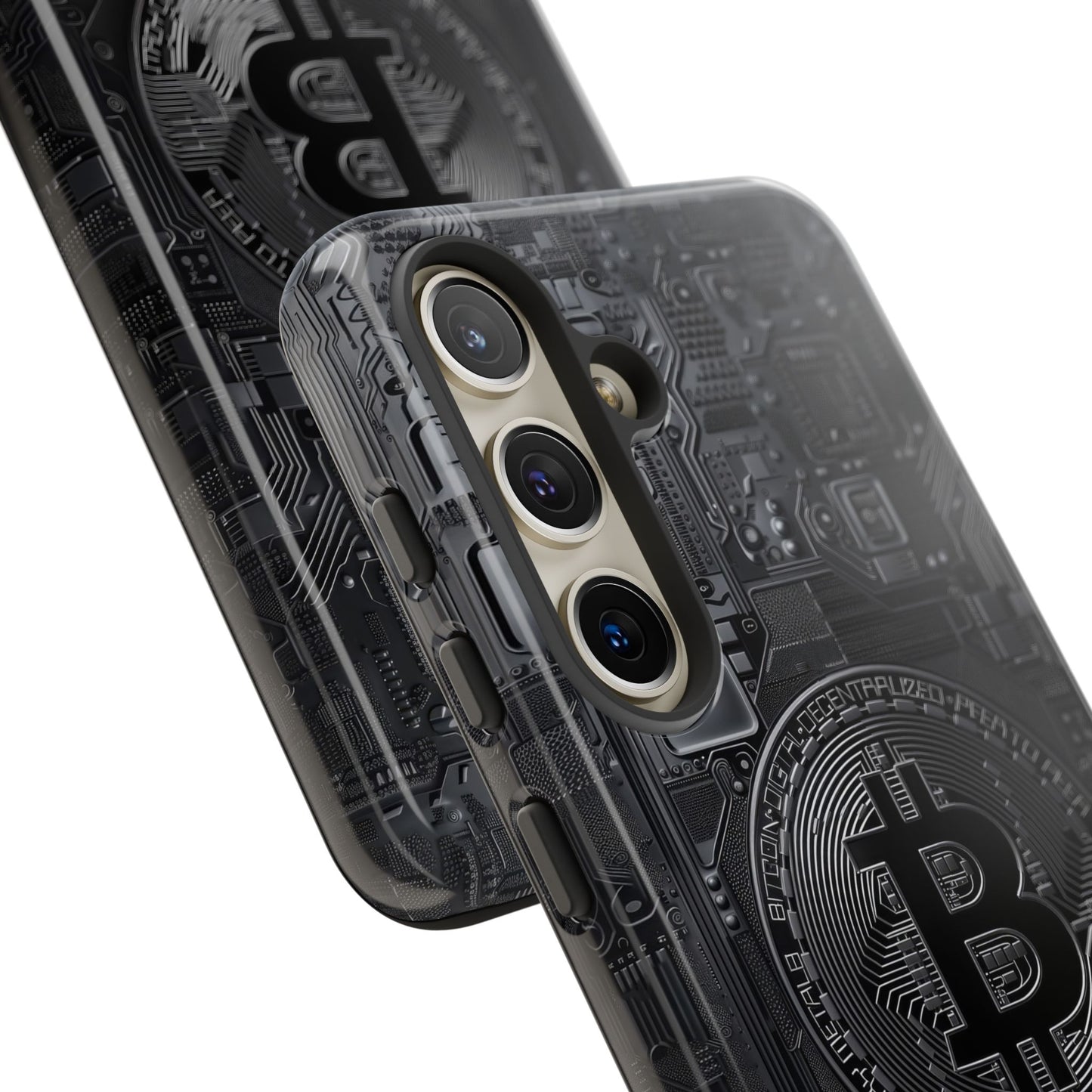 Bitcoin Samsung Tough Phone Case, Cryptocurrency Protection Cover