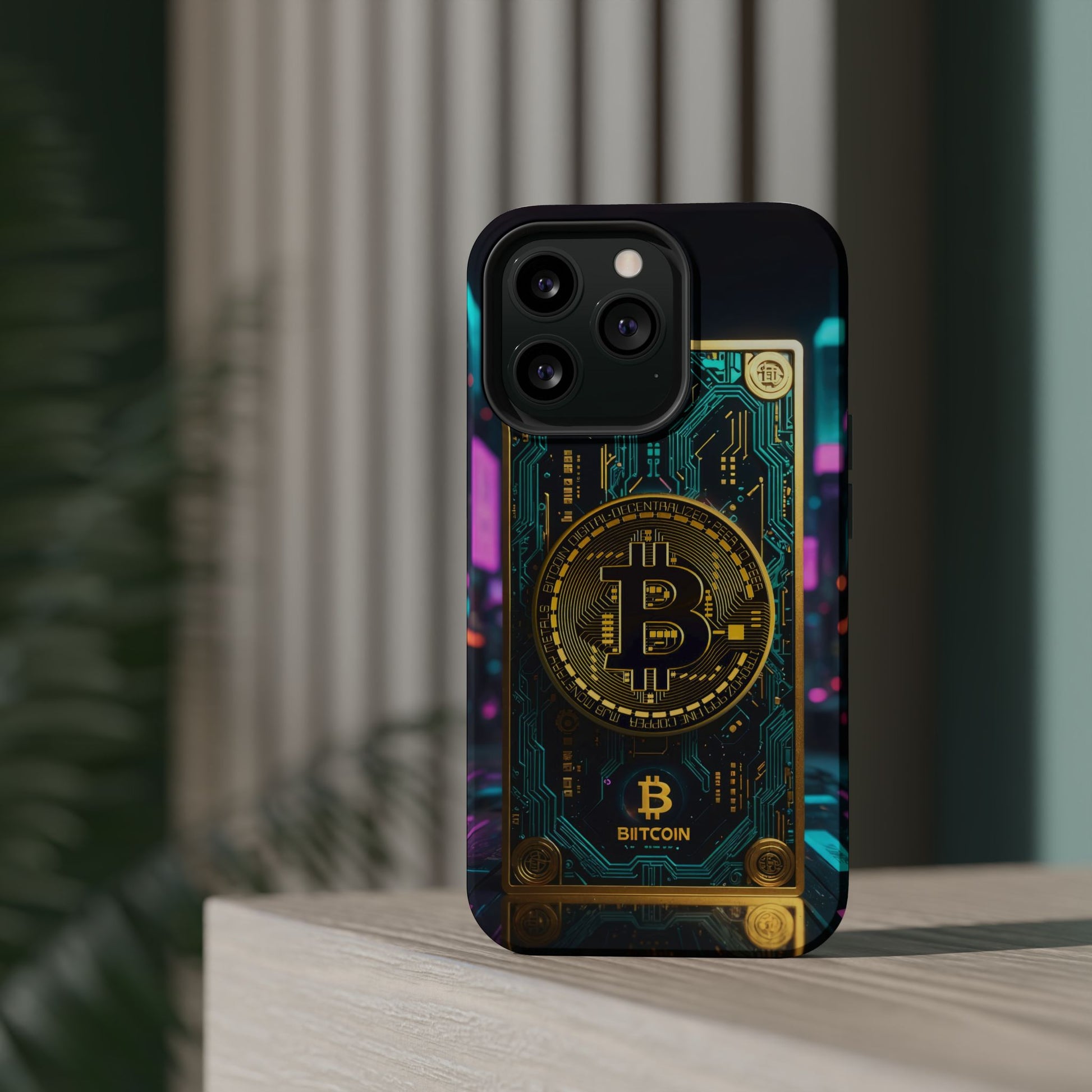 Bitcoin Magnetic Phone Case, Unique Phone Cover