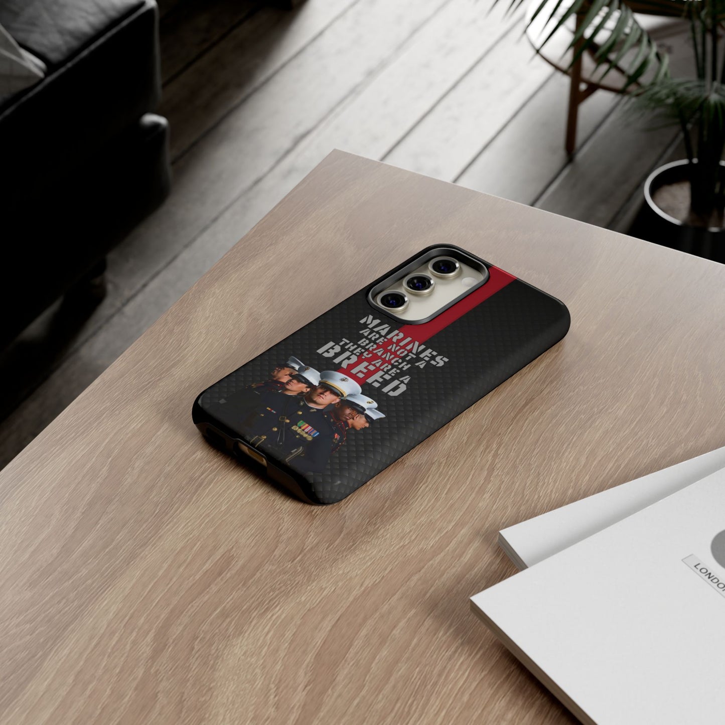 Marine Corps Samsung Tough Phone Case - Proud Military Supporter