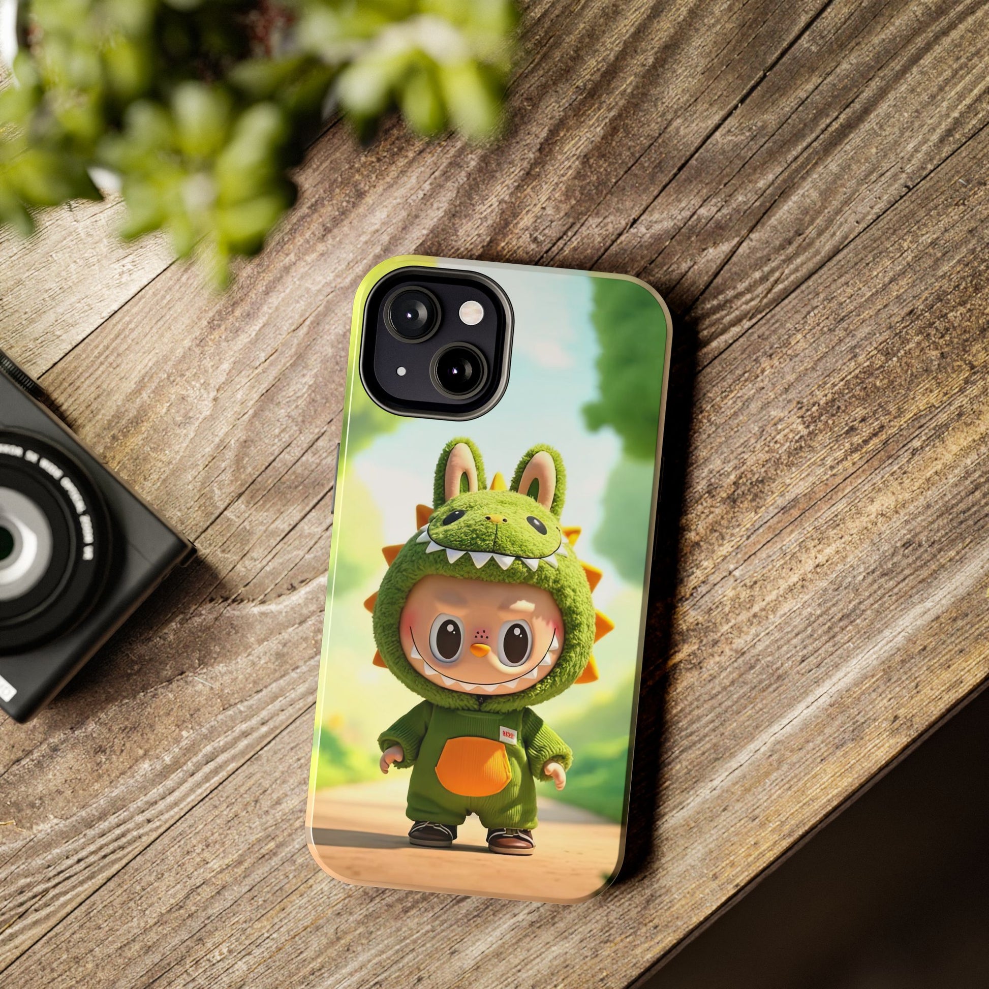 The Monsters Tough Case for iPhone Models – Playful Dinosaur Design, Dual Layer Protective Cover, Fun Mobile Accessory