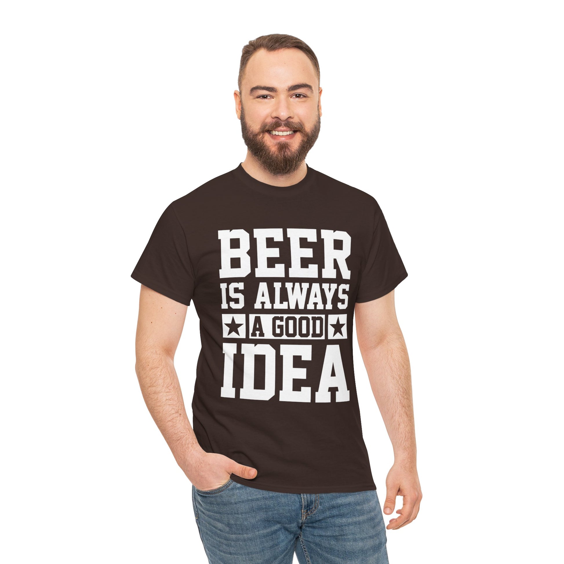 Beer is Always a Good Idea Unisex Heavy Cotton Tee