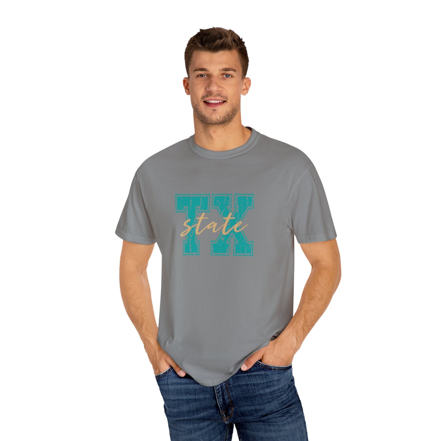 TX State Unisex Garment-Dyed T-shirt