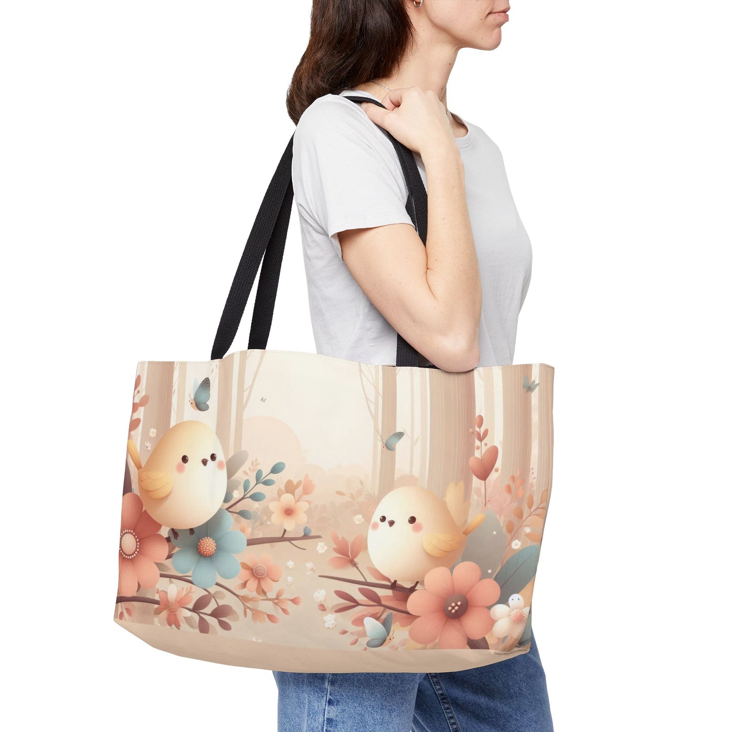 Pastel Canaries Tote Bag