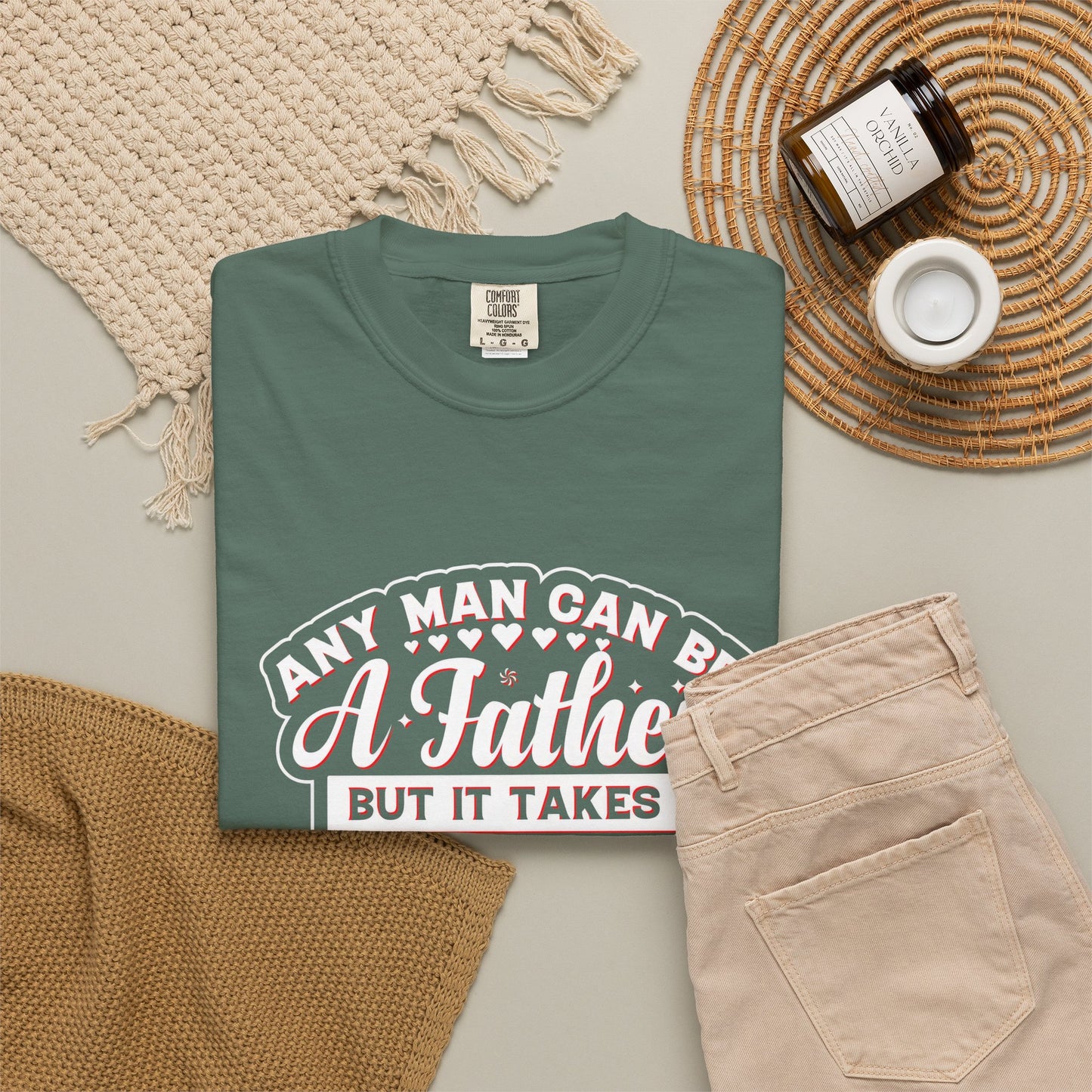Badass Single Dad T-Shirt | Unisex Garment-Dyed Tee for Father's Day