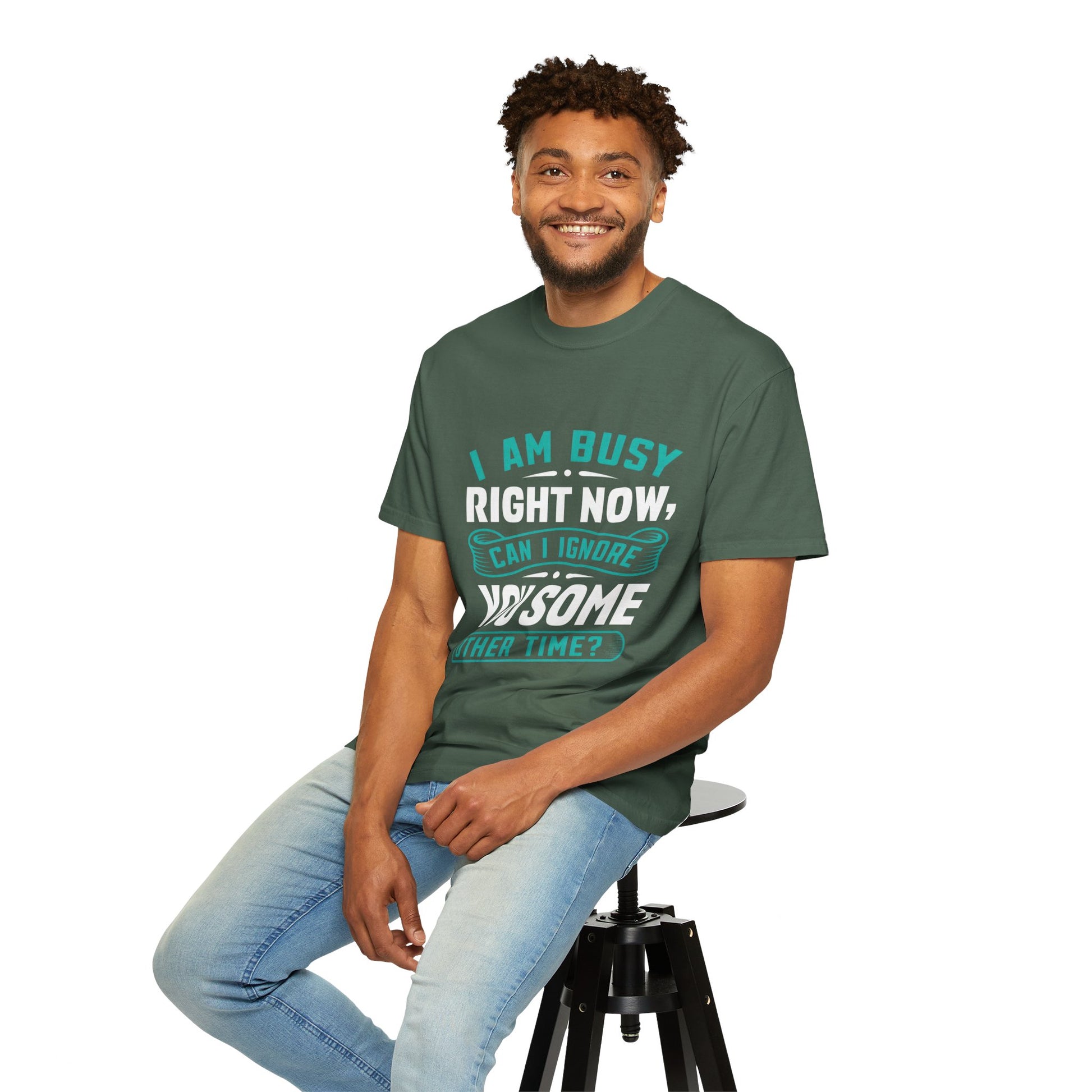 Funny Unisex T-Shirt - 'I Am Busy Right Now, Can I Ignore You Some Other Time?'