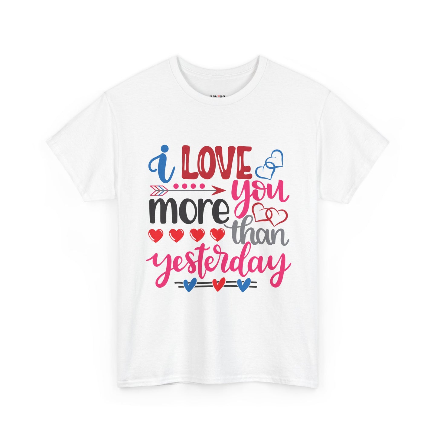 I Love You More Than  Tee, Anniversary Gift Shirt