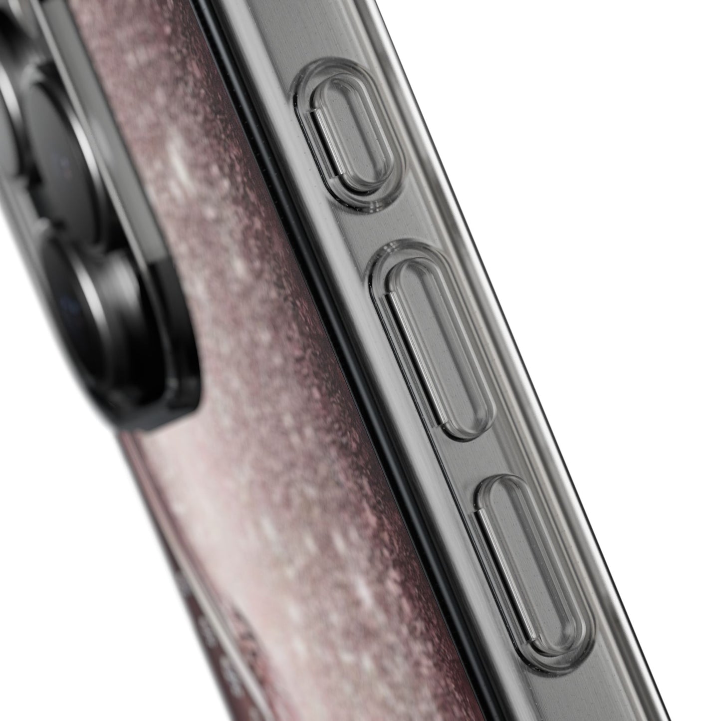 Elegant Butterfly Clear Case, Stylish Transparent Protective Cover for Women