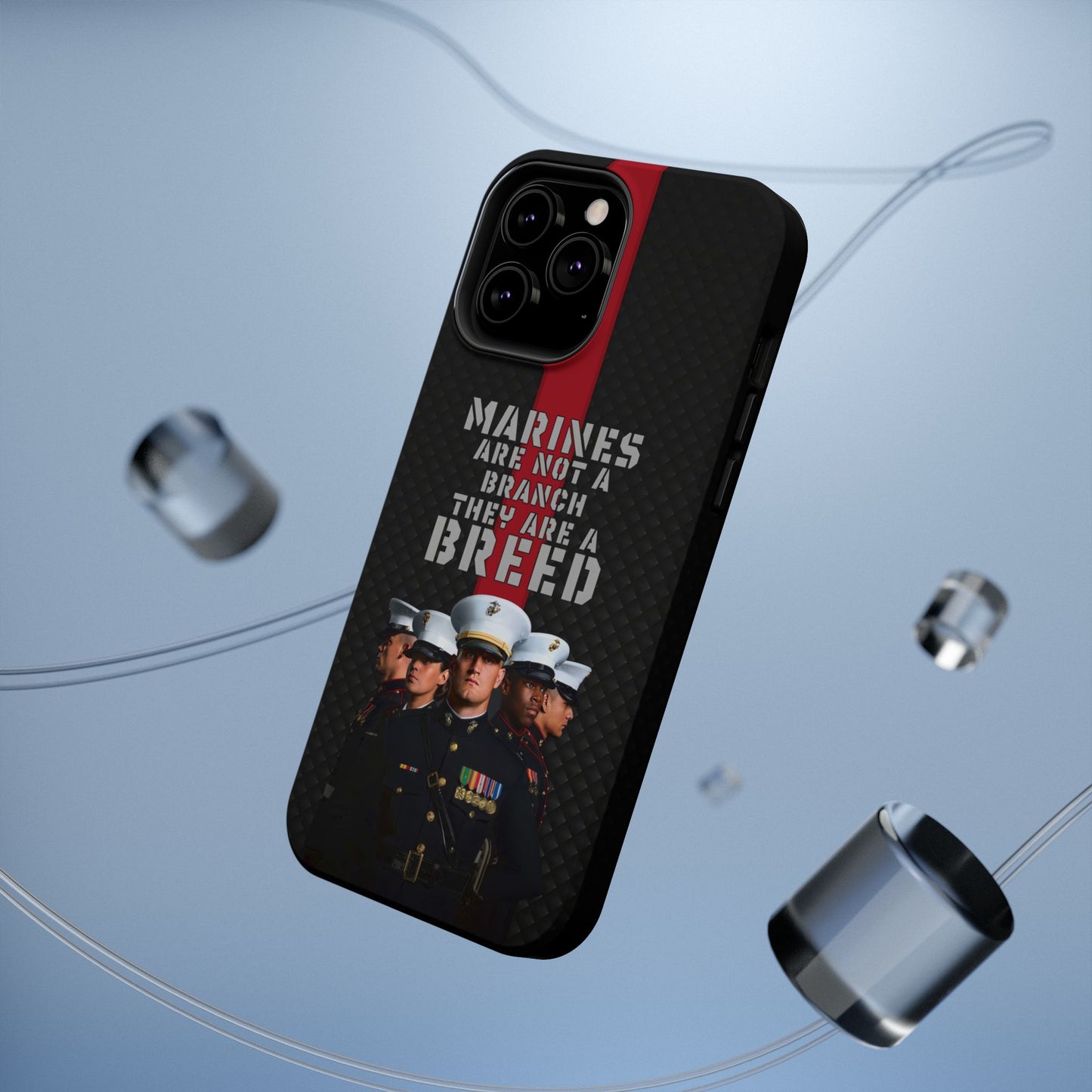 Marines Magnetic Tough Case - "Not a Branch, a Breed" Military iPhone Cover
