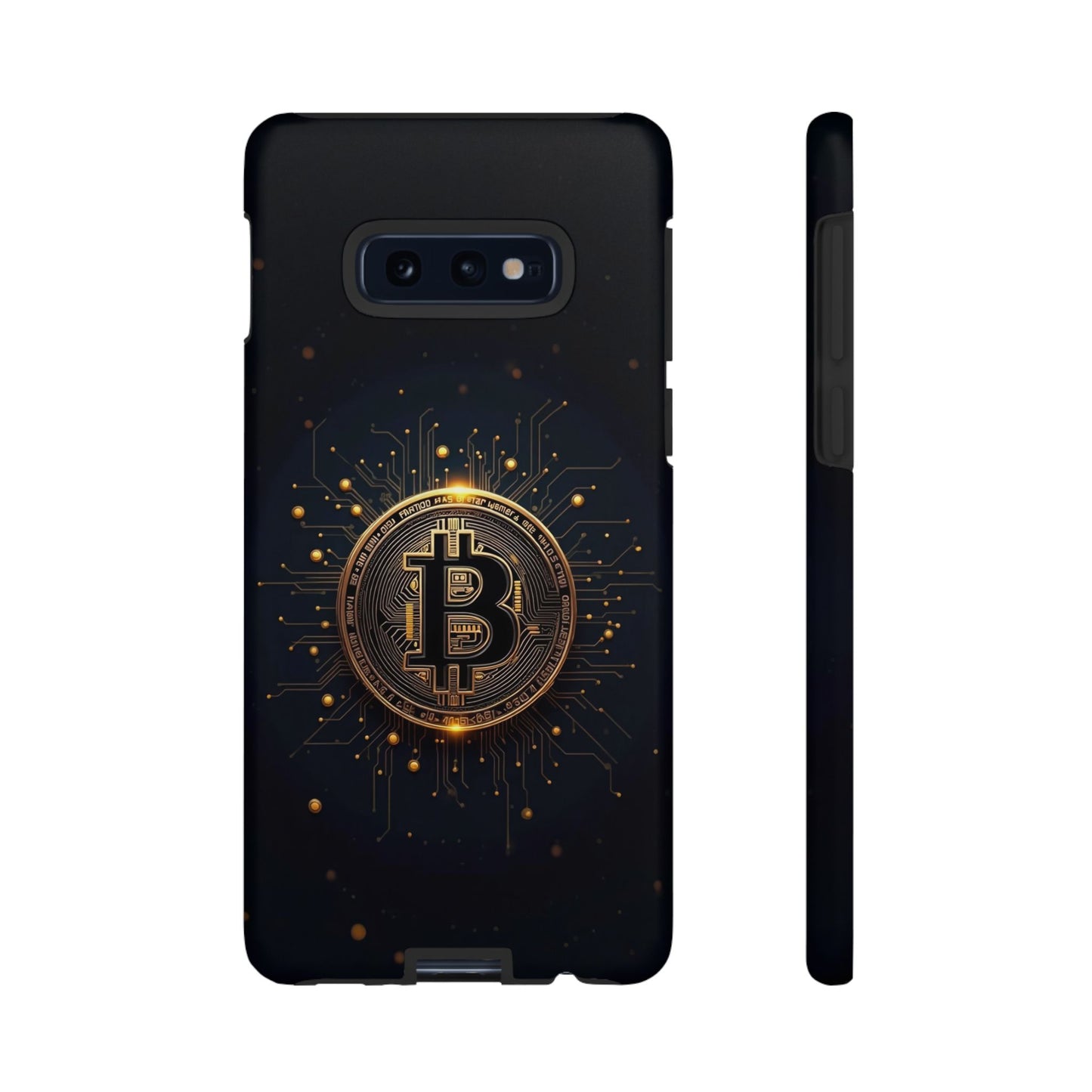Bitcoin Samsung Tough Case for Smartphones, Crypto Lover Phone Accessory